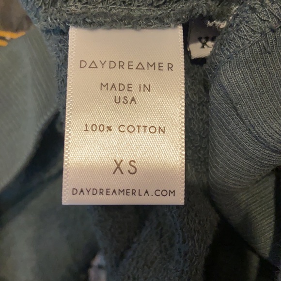 Daydreamer LA Eye Cropped Hoodie Vintage Black NWT - Picture 9 of 9